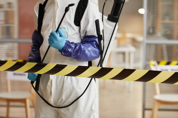 Professional Biohazard Cleanup technician working in Auburndale, FL